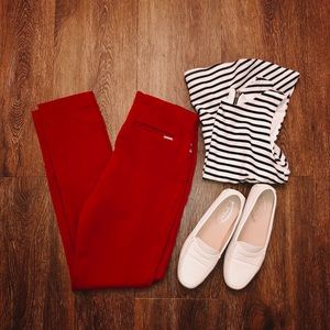 Red Nine West Pants